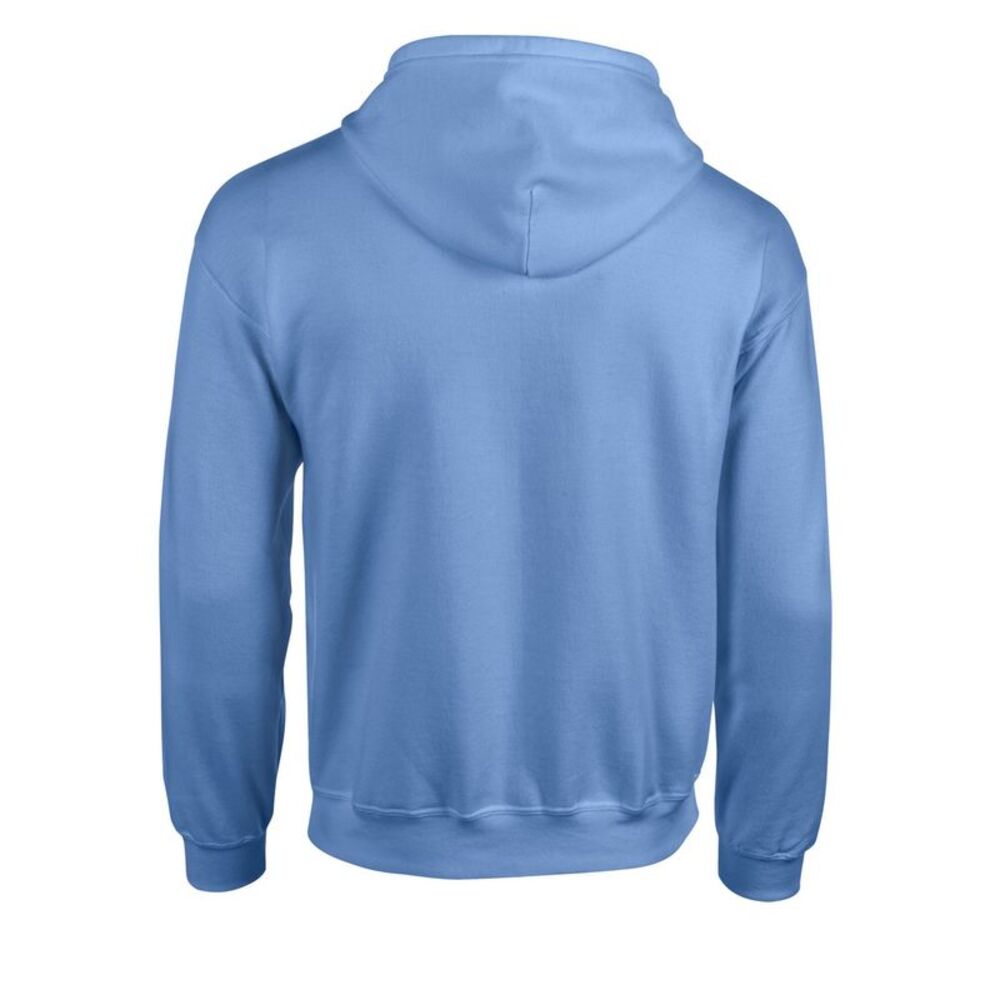 Gildan Unisex Adult Heavy Blend Full Zip Hoodie / Carolina Blue - Picture 2 of 3